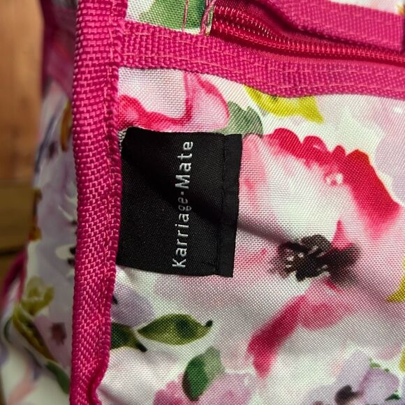 NWT Karriage-Mate Women's Floral Night Weekender Bag Pink OS - Picture 2 of 10